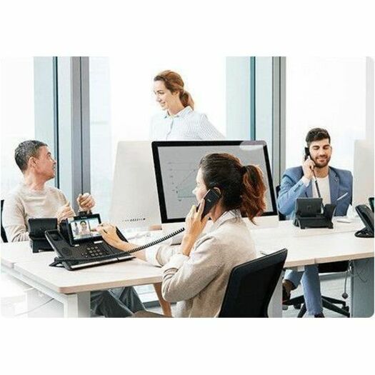 Yealink SIP-T53W IP Phone - Corded/Cordless - Corded/Cordless - Bluetooth, Wi-Fi - Wall Mountable, Desktop - Classic Gray Yealink SIP-T53W IP Phone - Corded/Cordless - Corded/Cordless - Bluetooth, Wi-Fi - Wall Mountable, Desktop - Classic Gray